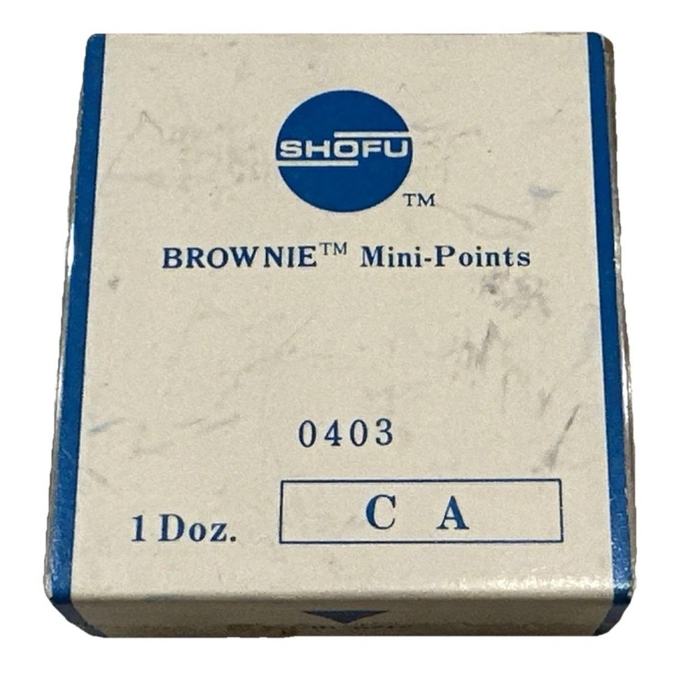 Shofu 0403 Brownie 10 Polishers Friction Grip FG Mini‎ Points Japan